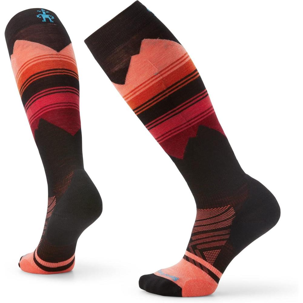 imageSmartwool Womens Ski Targeted Cushion Pattern Over The Calf SocksBlack