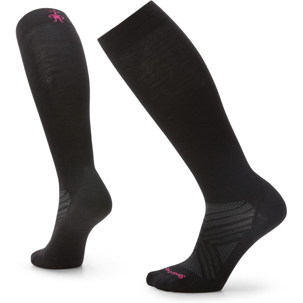 imageSmartwool Womens Ski Zero Cushion Over The Calf SocksBlack