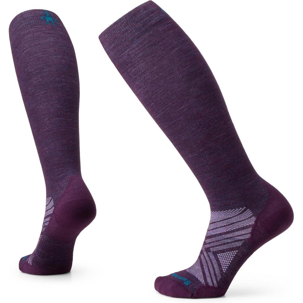 imageSmartwool Womens Ski Zero Cushion Over The Calf SocksPurple Iris