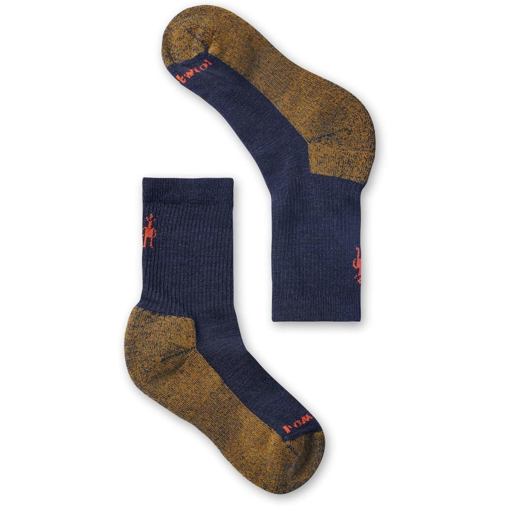 imageSmartwool babyboys Kids Hike Light Cushion Crew ToddlerLittle KidBig KidDeep Navy