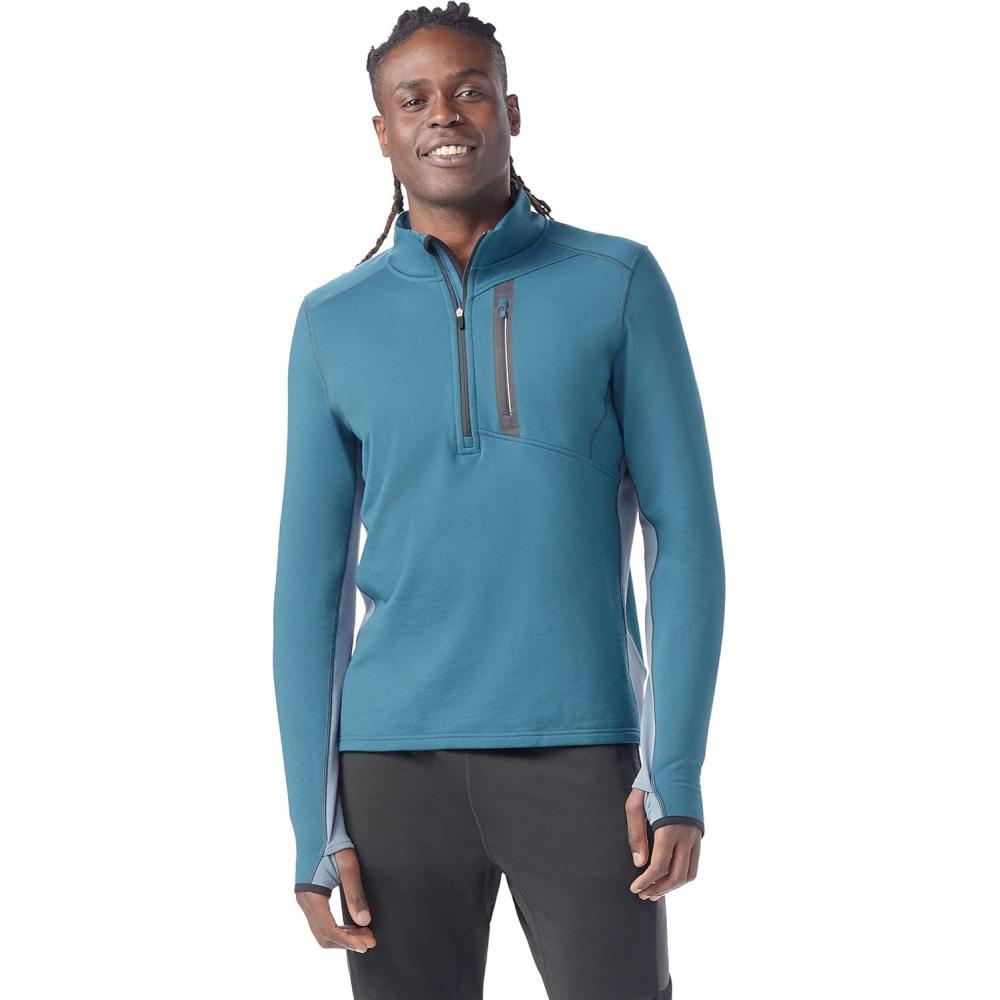 imageSmartwool mens Active Fleece 12 ZipTwilight Blue