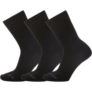 Smartwool Everyday Cable Crew Socks For Men and Women(Black-3pk)