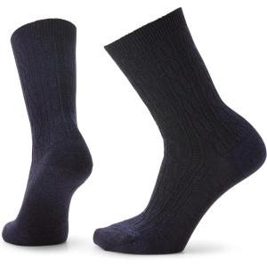 Smartwool Everyday Cable Crew Socks For Men and Women(Deep Navy Heather)