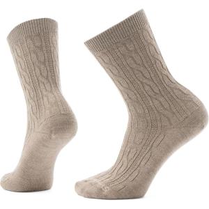 Smartwool Everyday Cable Crew Socks For Men and Women(Fossil)