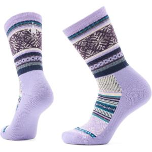 Smartwool Everyday Fair Isle Sweater Crew Socks(Ultra Violet)