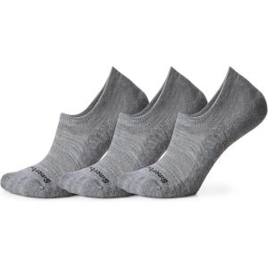 Smartwool Everyday Light Cushion No Show Socks for Men and Women(Light Gray-3pk)