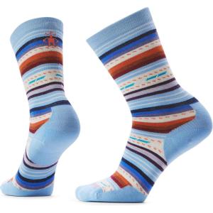 Smartwool Everyday Margarita Crew Socks For Men And Women(Serene Blue)