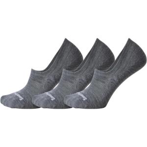 Smartwool Everyday No Show Socks for Men and Women(Medium Gray-3pk)