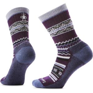 Smartwool Everyday Snowed in Sweater Crew Socks For Men and Women(Chalk Violet)