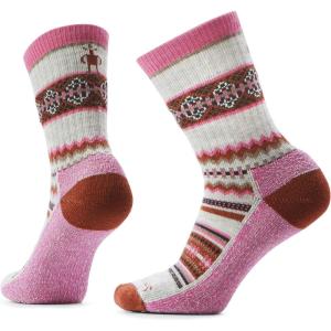 Smartwool Everyday Snowed in Sweater Crew Socks For Men and Women(Garden Pink)