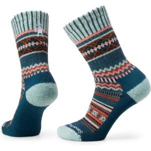 Smartwool Everyday Snowed in Sweater Crew Socks For Men and Women(Twilight Blue)