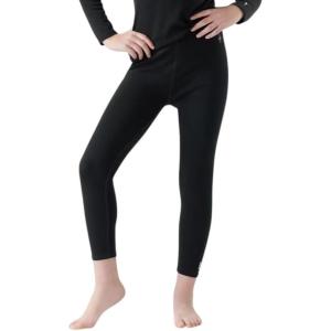 Smartwool Kid’s Classic Thermal Merino Base Layer Bottoms for Boys and Girls(Toddler/Little Kid/Big Kid)(Black)