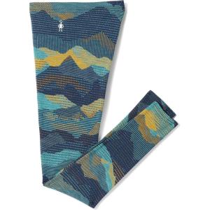 Smartwool Kid’s Classic Thermal Merino Base Layer Bottoms for Boys and Girls(Toddler/Little Kid/Big Kid)(Blueberry Mtn Scape)