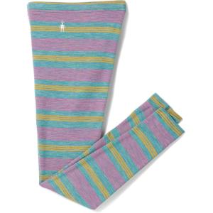 Smartwool Kid’s Classic Thermal Merino Base Layer Bottoms for Boys and Girls(Toddler/Little Kid/Big Kid)(Cascade Multi Stripe)