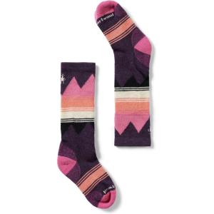 Smartwool Kid’s Ski Light Cushion Over The Calf Socks (Toddler/Little Big Kid)(Purple Iris)
