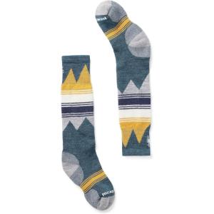 Smartwool Kid’s Ski Light Cushion Over The Calf Socks (Toddler/Little Big Kid)(Twilight Blue)