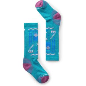 Smartwool Kids’ Wintersport Full Cushion Ski Day Over The Calf Socks(Capri)