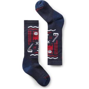Smartwool Kids’ Wintersport Full Cushion Ski Day Over The Calf Socks(Deep Navy)