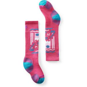 Smartwool Kids’ Wintersport Full Cushion Ski Day Over The Calf Socks(Power Pink)