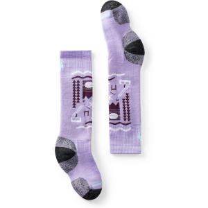 Smartwool Kids’ Wintersport Full Cushion Ski Day Over The Calf Socks(Ultra Violet)