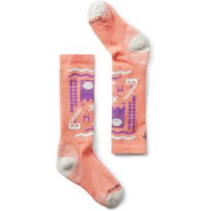 Smartwool Kids’ Wintersport Full Cushion Ski Day Over The Calf Socks(Wild Salmon)