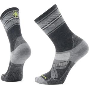 Smartwool Men’s Bike Targeted Cushion Cold Weather Crew Socks(Charcoal)