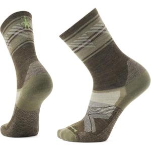 Smartwool Men’s Bike Targeted Cushion Cold Weather Crew Socks(Military Olive)