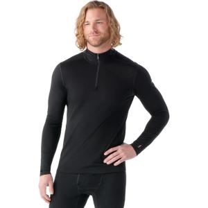 Smartwool Men’s Classic All-Season Merino Base Layer 1/4 Zip(Black)