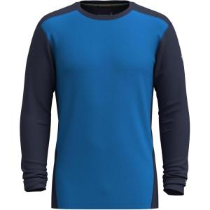 Smartwool Men’s Classic All-Season Merino Base Layer Long Sleeve(Laguna Blue-deep Navy)