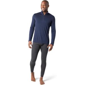 Smartwool Men’s Classic Thermal Merino Base Layer 1/4 Zip(Deep Navy)