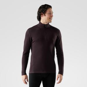 Smartwool Men’s Classic Thermal Merino Base Layer 1/4 Zip(Mink Heather)