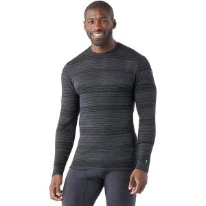 Smartwool Men’s Classic Thermal Merino Wool Base Layer Crew(Black Color Shift)
