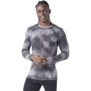 Smartwool Men’s Classic Thermal Merino Wool Base Layer Crew(Charcoal Foggy Pines)