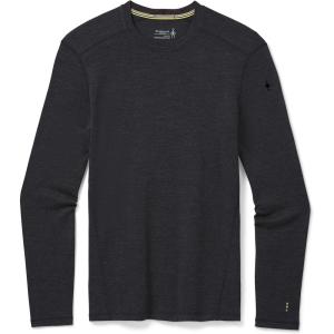 Smartwool Men’s Classic Thermal Merino Wool Base Layer Crew(Charcoal Heather)