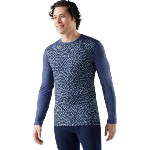 Smartwool Men’s Classic Thermal Merino Wool Base Layer Crew(Nightfall Retro Line)