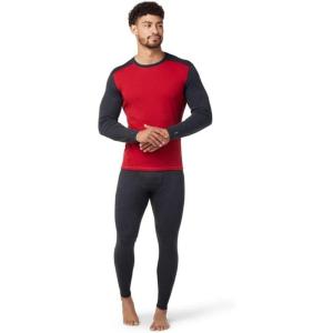 Smartwool Men’s Classic Thermal Merino Wool Base Layer Crew(Rhythmic Red)