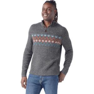 Smartwool Men’s Heavy Henley Sweater(Charcoal Heather)