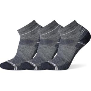 Smartwool Men’s Hike Light Cushion Ankle Socks(Medium Gray-3pk)