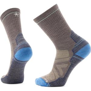 Smartwool Men’s Hike Light Cushion Crew Socks(Taupe-laguna Blue)