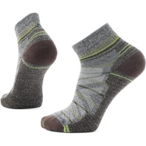 Smartwool Men’s Hike Light Cushion Pattern Ankle Socks(Ash-charcoal)