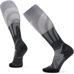 Smartwool Men’s Run Targeted Cushion Compression Over The Calf Socks(Black)