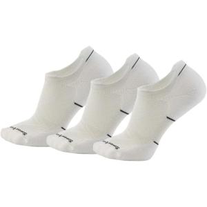 Smartwool Men’s Run Targeted Cushion Low Ankle Socks(Black-white-3pk)
