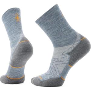 Smartwool Men’s Run Targeted Cushion Mid Crew Socks(Pewter Blue)