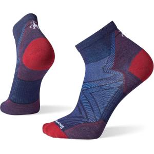 Smartwool Men’s Run Zero Cushion Ankle Socks(Deep Navy)