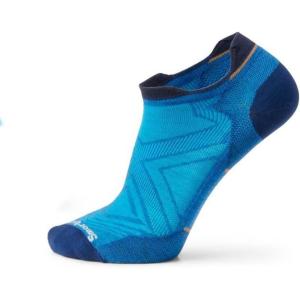 Smartwool Men’s Run Zero Cushion Low Ankle Socks(Laguna Blue)