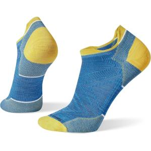 Smartwool Men’s Run Zero Cushion Low Ankle Socks(Neptune Blue)