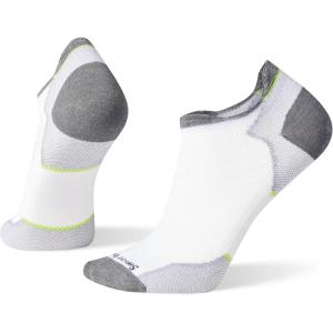Smartwool Men’s Run Zero Cushion Low Ankle Socks(White)