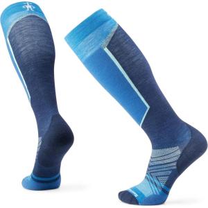 Smartwool Men’s Ski Targeted Cushion Extra Stretch Over the Calf Socks(Laguna Blue)