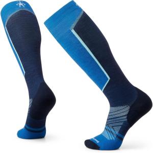 Smartwool Men’s Ski Targeted Cushion Over the Calf Socks(Laguna Blue)
