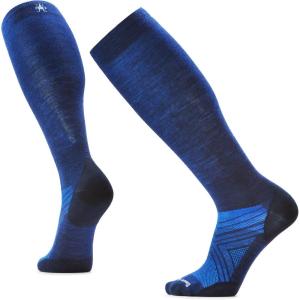 Smartwool Men’s Ski Zero Cushion Extra Stretch Over The Calf Socks(Deep Navy)